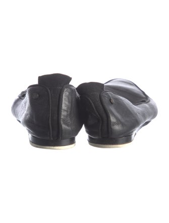 Rag & Bone Leather Grosgrain Trim Flats