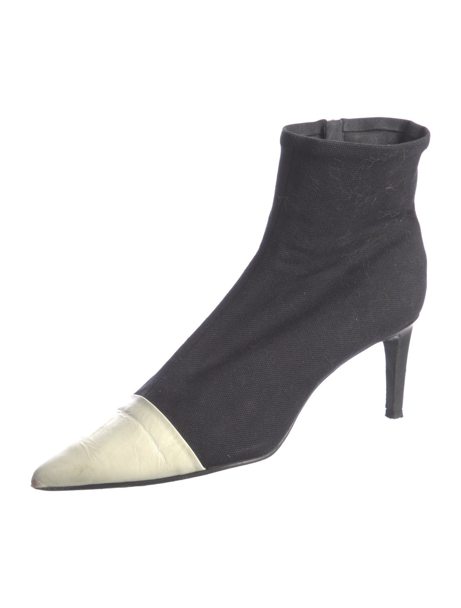 Rag & Bone Canvas Colorblock Pattern Sock Boots