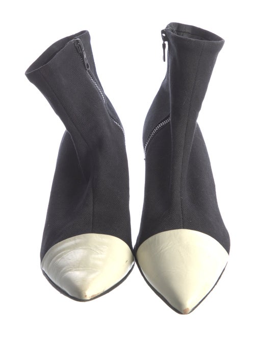 Rag & Bone Canvas Colorblock Pattern Sock Boots