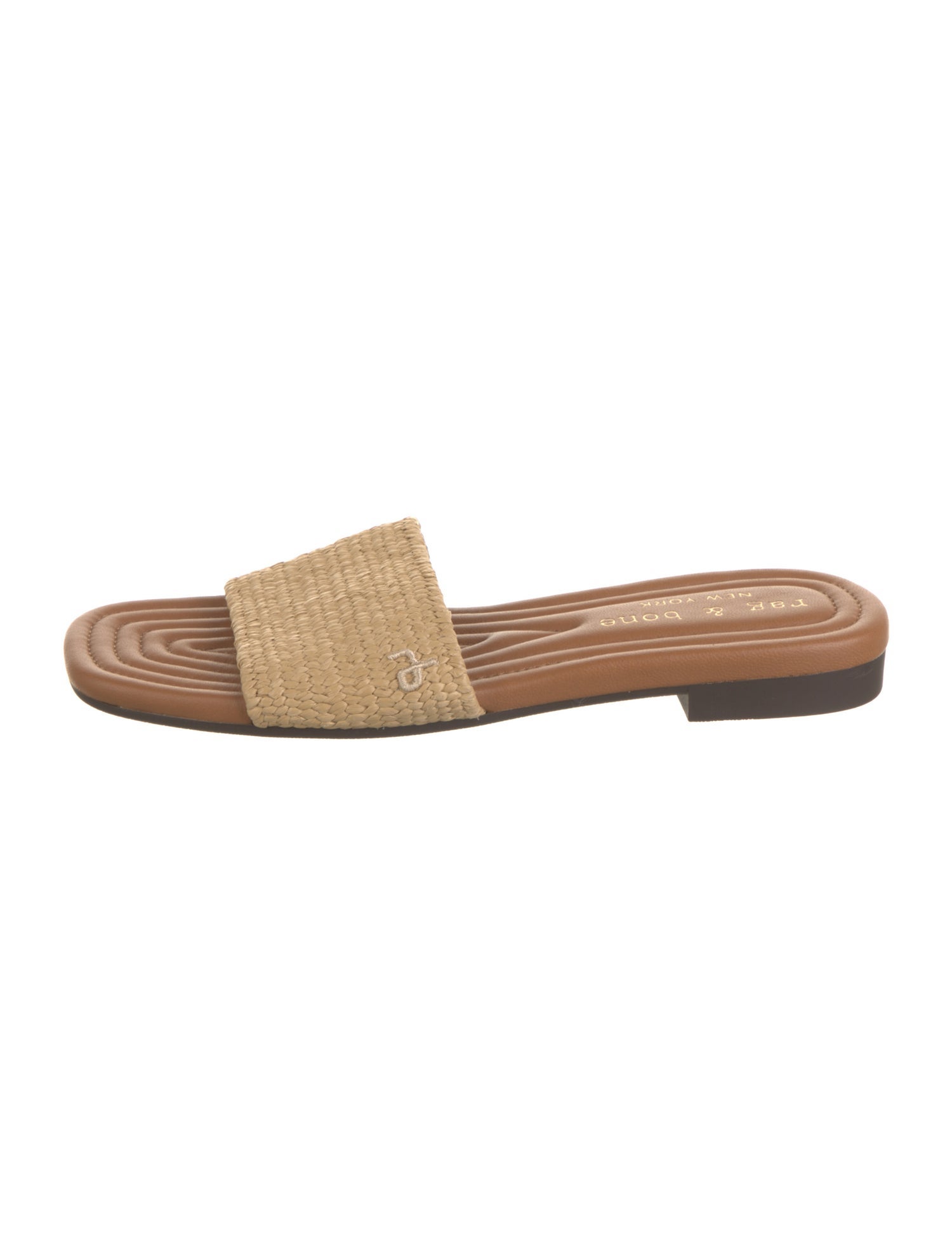 Rag & Bone Raffia Slides