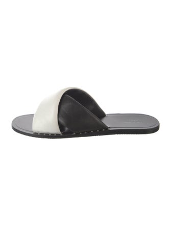 Rag & Bone Leather Studded Accents Slides