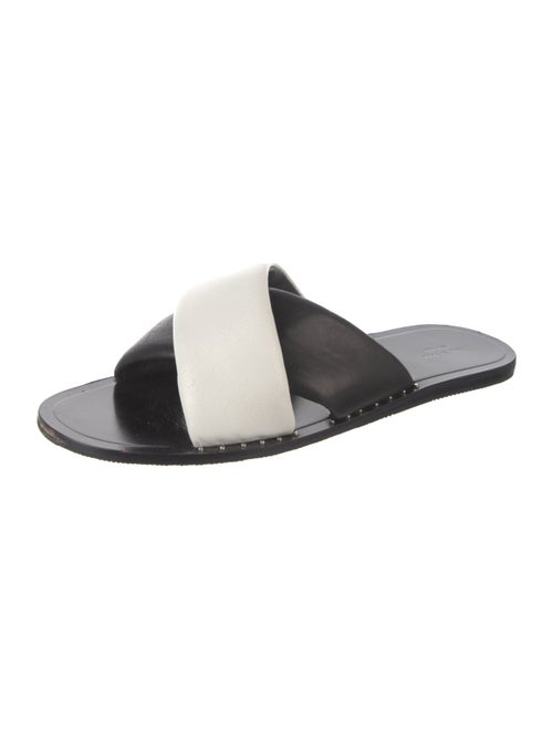 Rag & Bone Leather Studded Accents Slides
