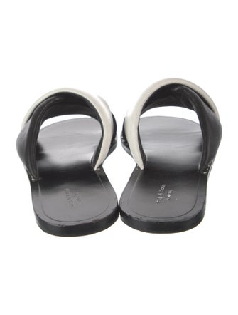 Rag & Bone Leather Studded Accents Slides