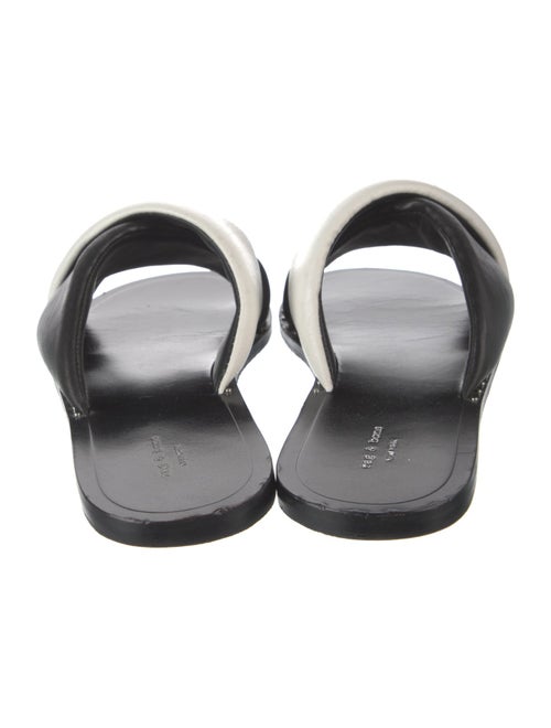 Rag & Bone Leather Studded Accents Slides