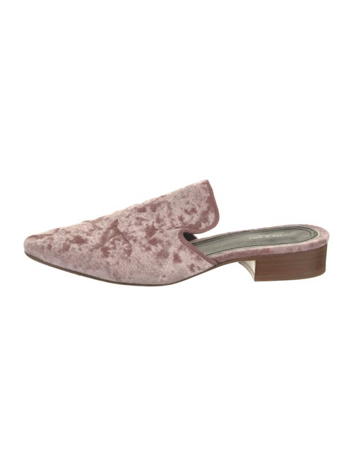 Rag & Bone Velvet Tie-Dye Print Mules