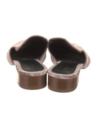 Rag & Bone Velvet Tie-Dye Print Mules