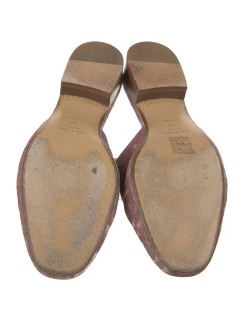 Rag & Bone Velvet Tie-Dye Print Mules