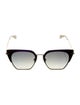 Rag & Bone Square Gradient Sunglasses