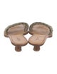 Rag & Bone Suede Braided Accents Slides