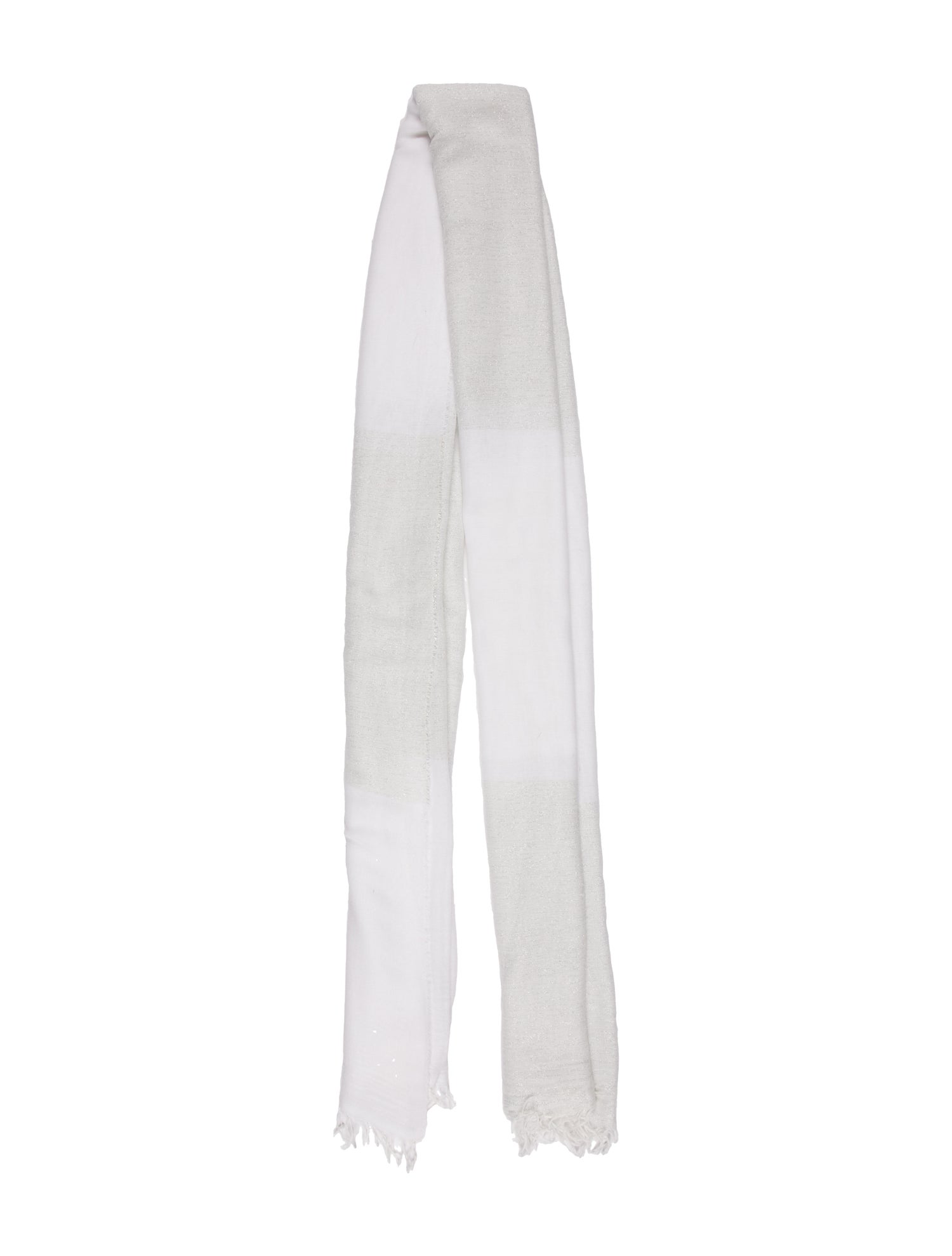 Rag & Bone Silk Colorblock Pattern Scarf
