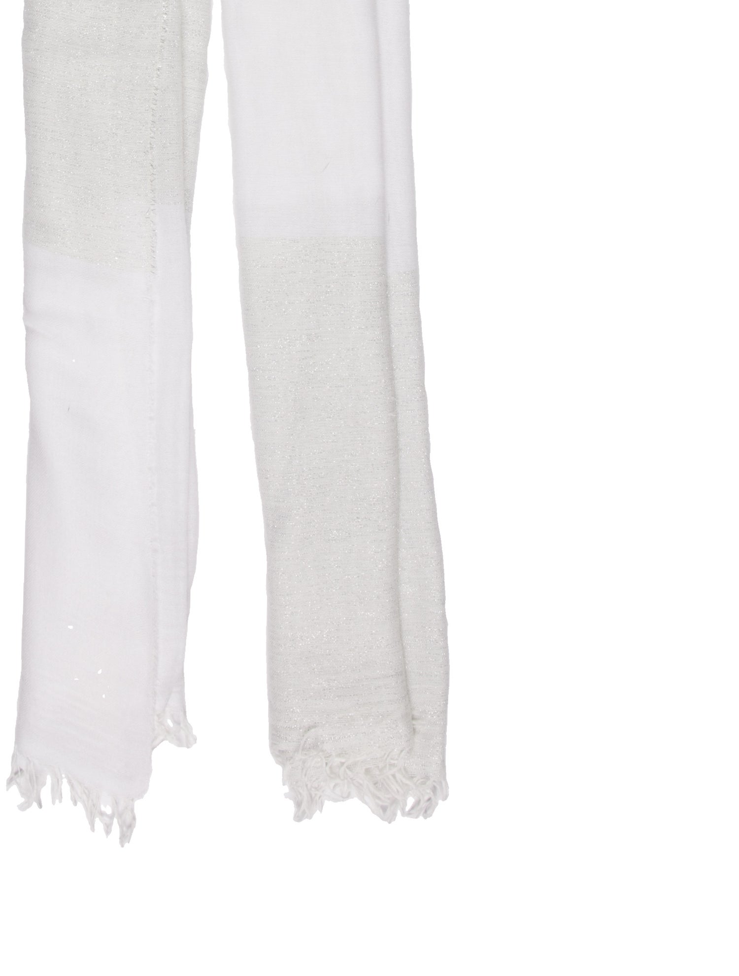 Rag & Bone Silk Colorblock Pattern Scarf