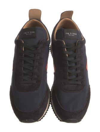 Rag & Bone Suede Lasercut Accents Sneakers
