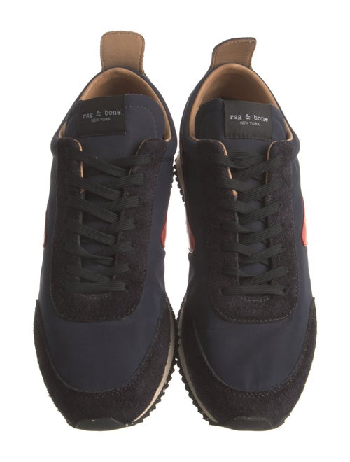 Rag & Bone Suede Lasercut Accents Sneakers