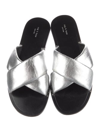 Rag & Bone Leather Slides