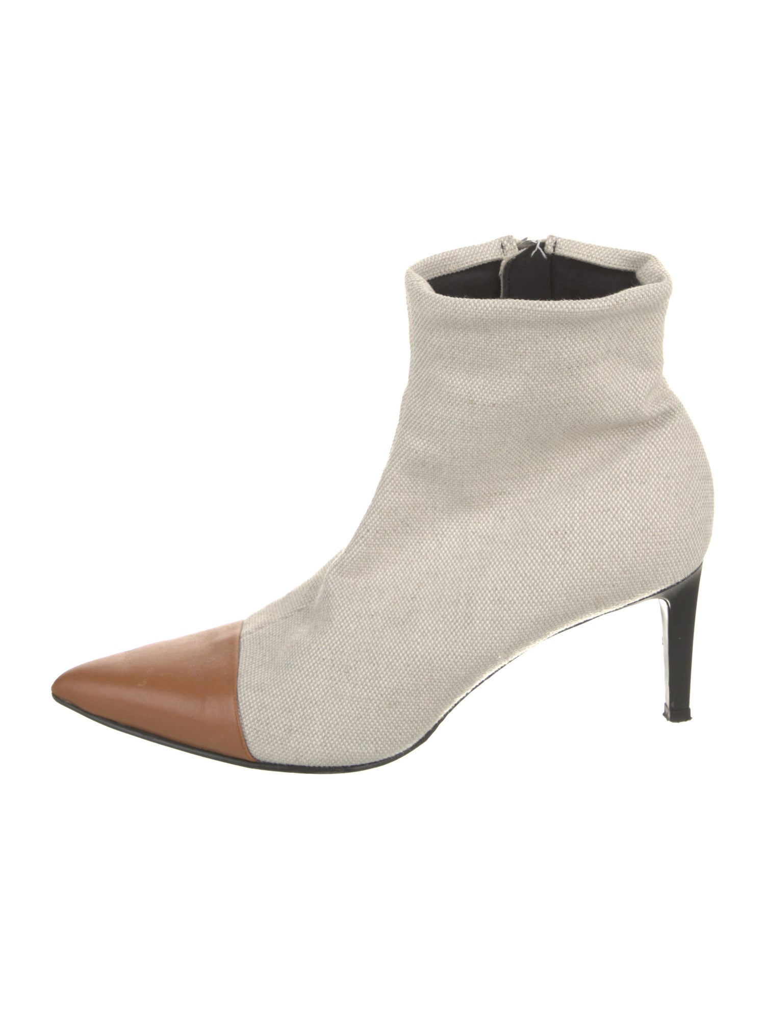 Rag & Bone Leather Colorblock Pattern Sock Boots