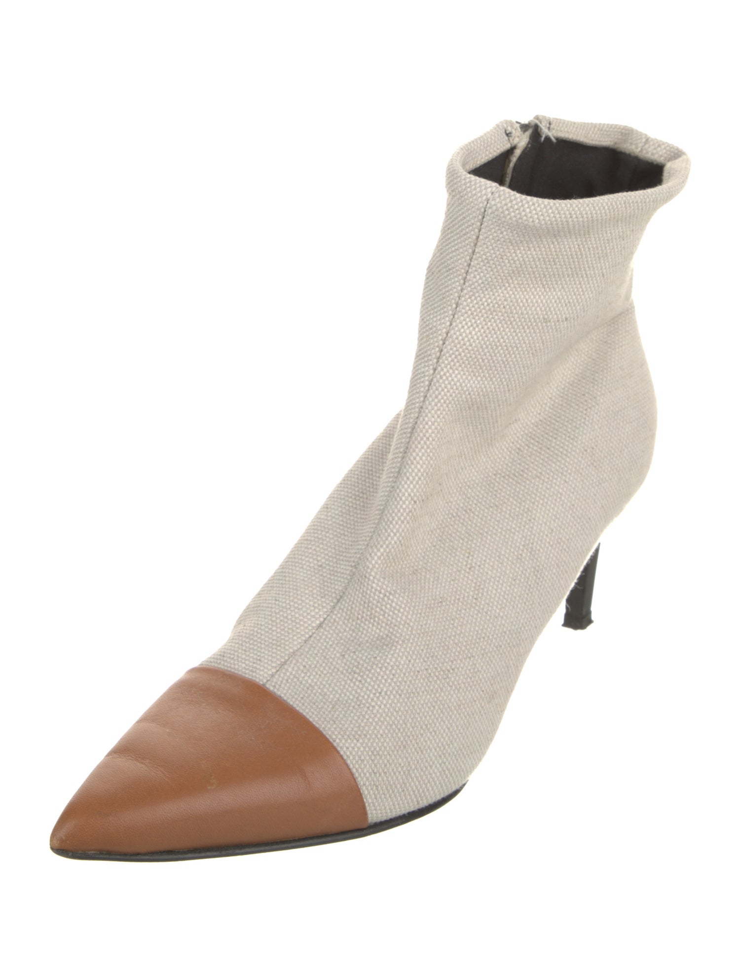 Rag & Bone Leather Colorblock Pattern Sock Boots