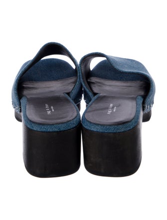 Rag & Bone Denim Studded Accents Slides