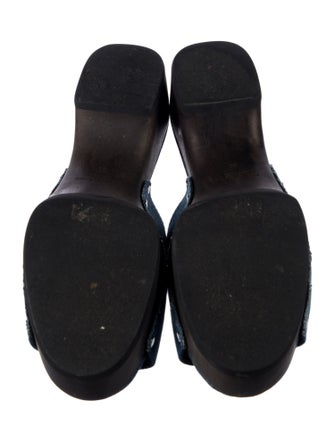 Rag & Bone Denim Studded Accents Slides