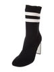 Rag & Bone Colorblock Pattern Leather Trim Embellishment Sock Boots