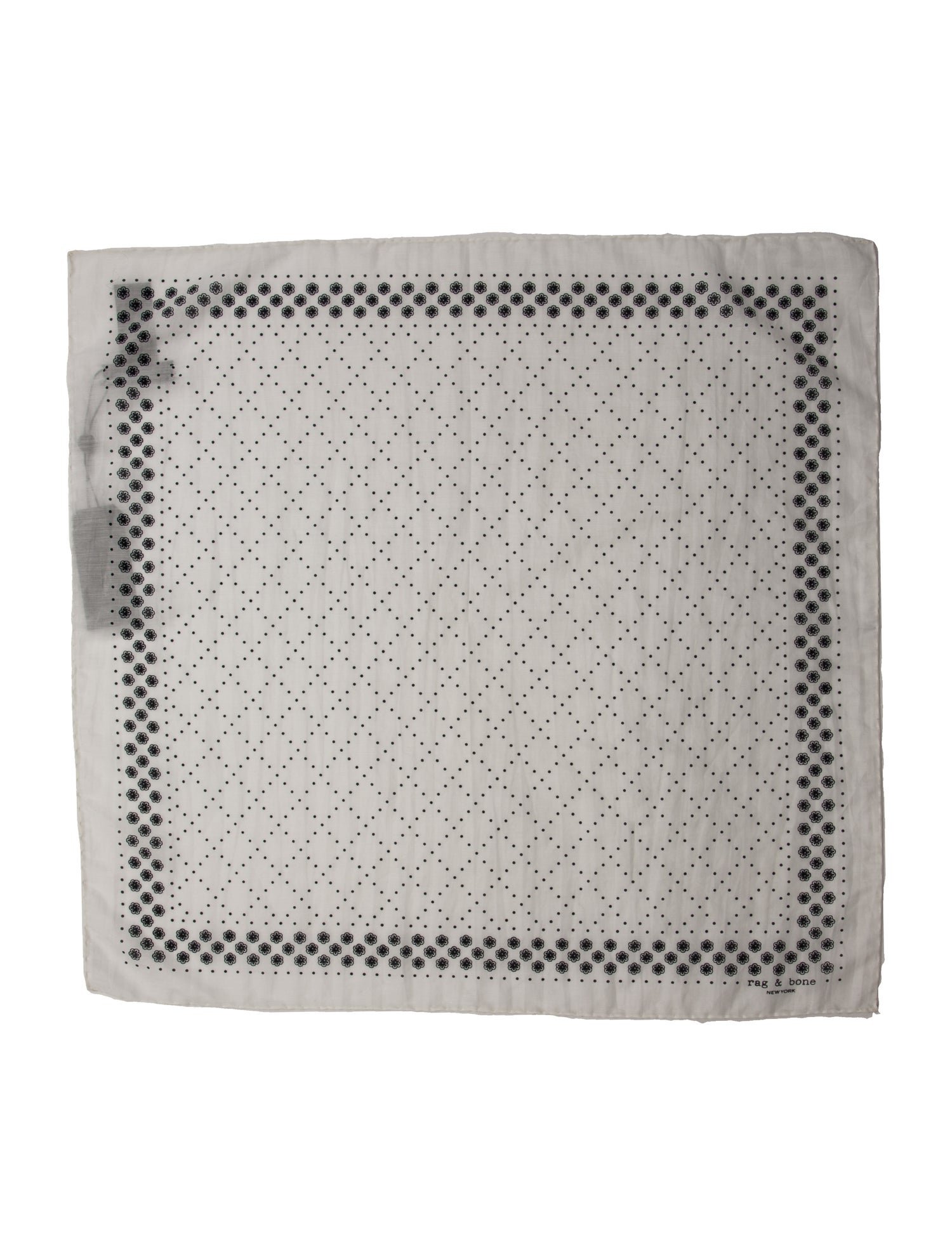 Rag & Bone Leather Printed Scarf w/ Tags