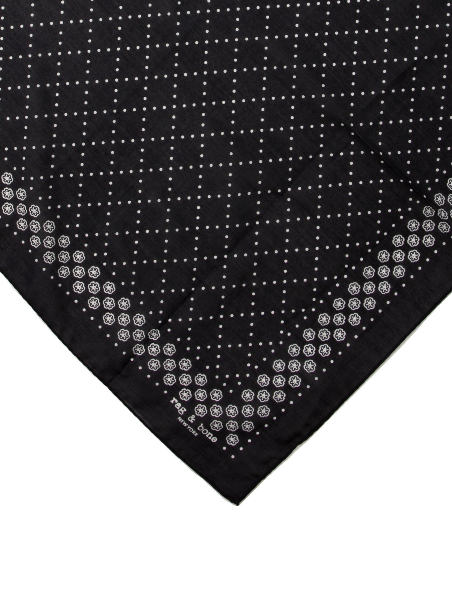 Rag & Bone Silk Printed Bandana w/ Tags