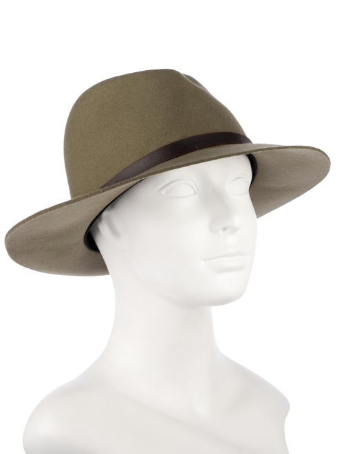 Rag & Bone green pattern print hat