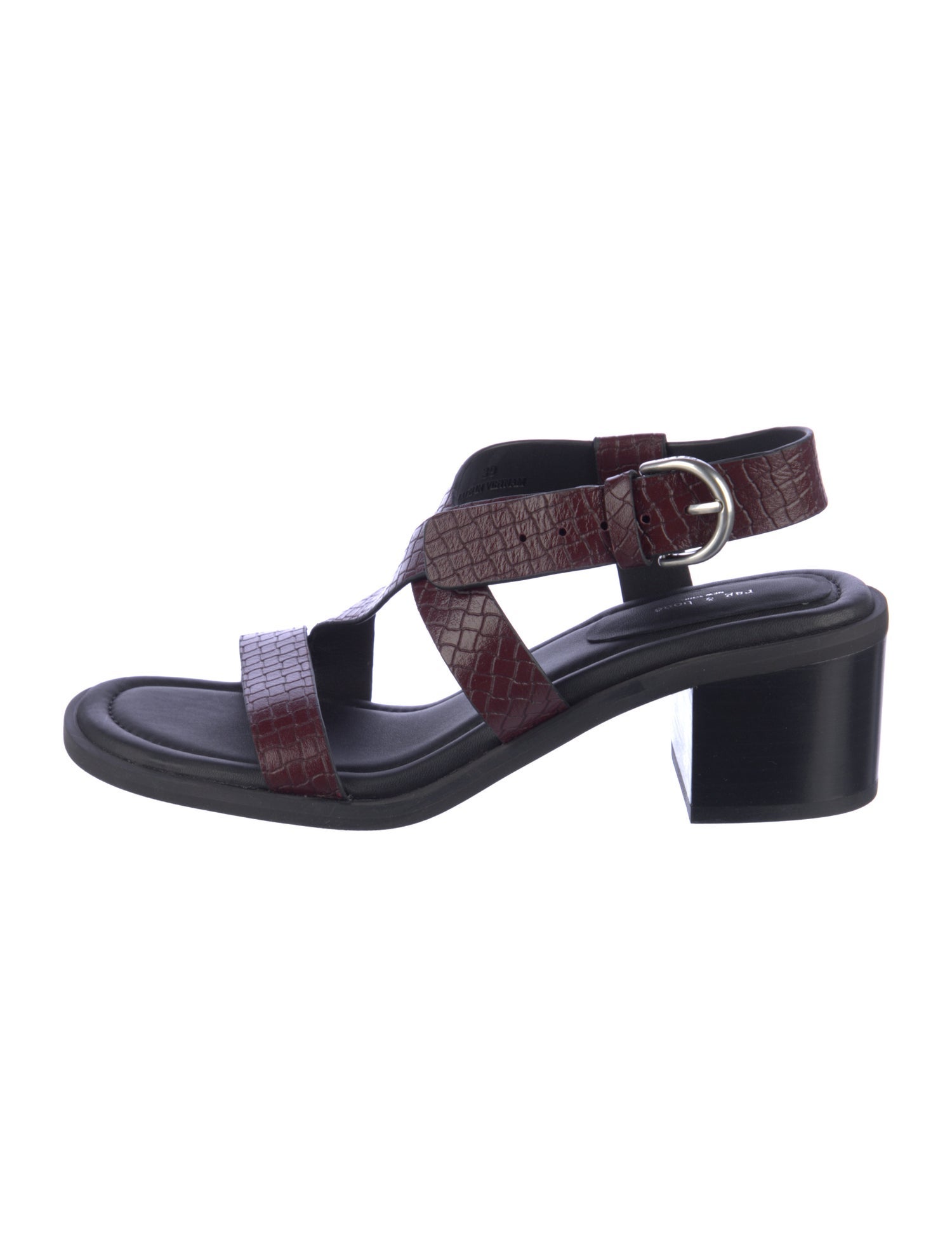 Rag & Bone Leather T-Strap Sandals