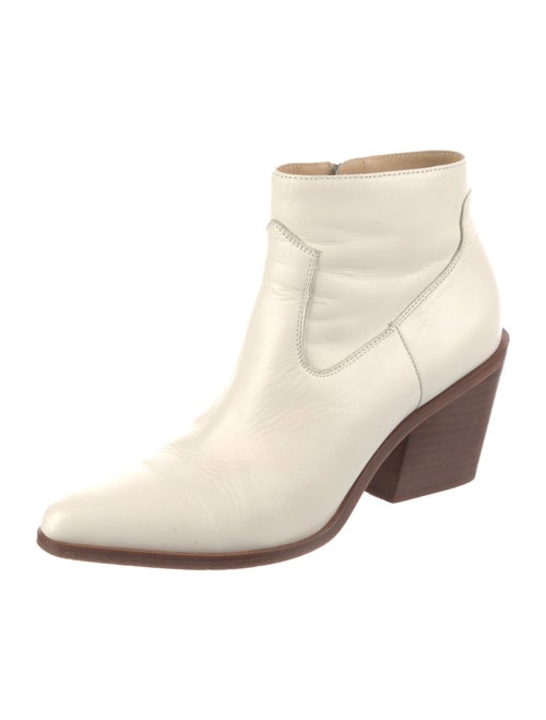 Rag & Bone Leather Colorblock Pattern Boots