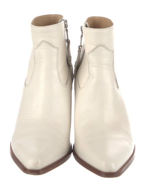 Rag & Bone Leather Colorblock Pattern Boots