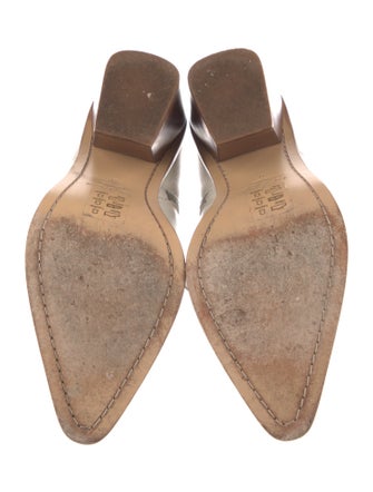 Rag & Bone Leather Colorblock Pattern Boots