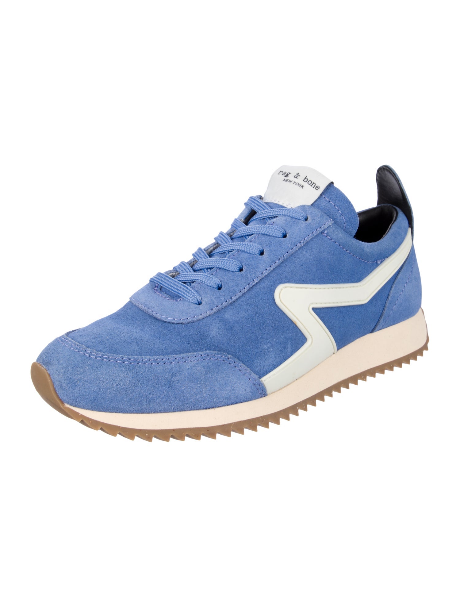 Rag & Bone Suede Colorblock Pattern Sneakers