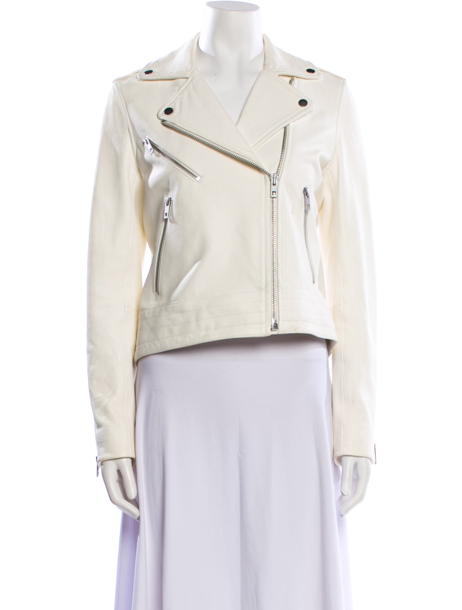 Rag & Bone Lamb Leather Biker Jacket