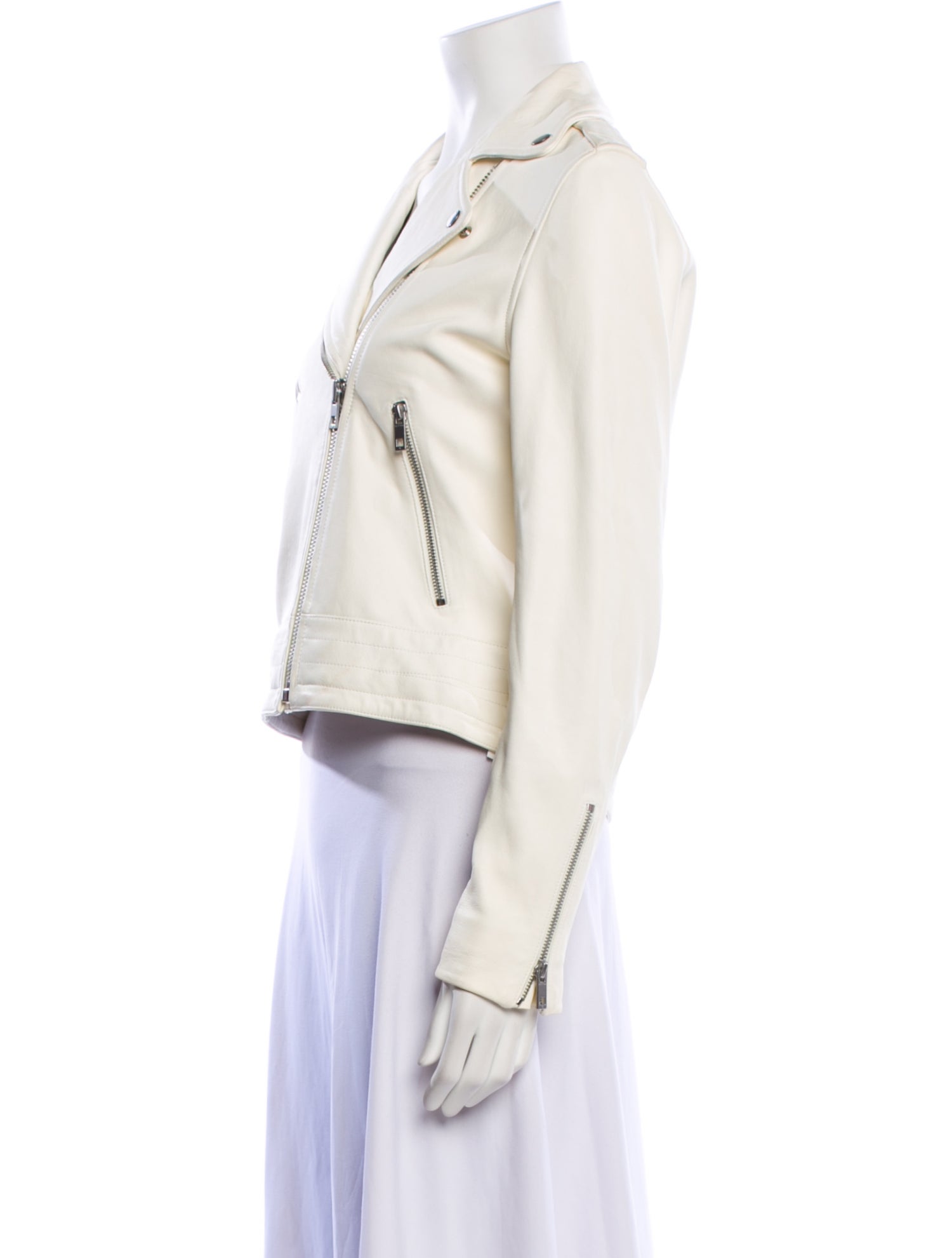 Rag & Bone Lamb Leather Biker Jacket