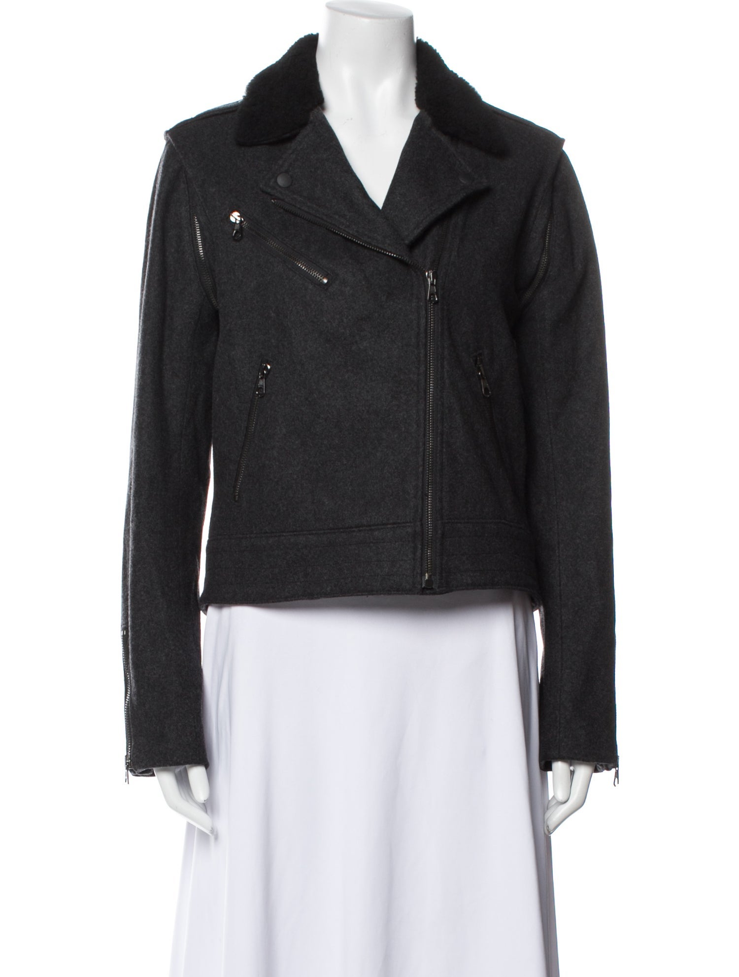 Rag & Bone Wool Fur Jacket