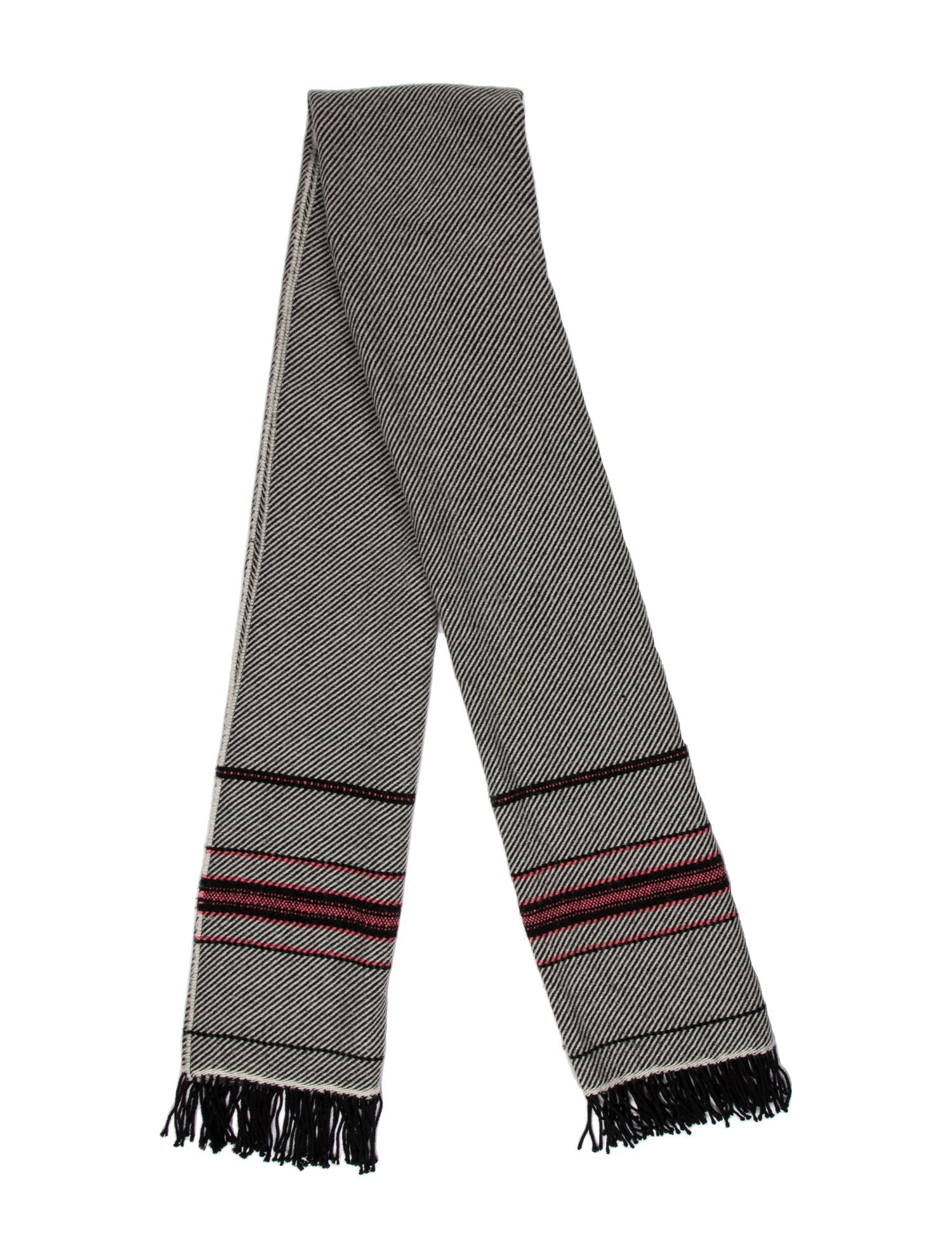 Rag & Bone Merino Wool Striped Scarf