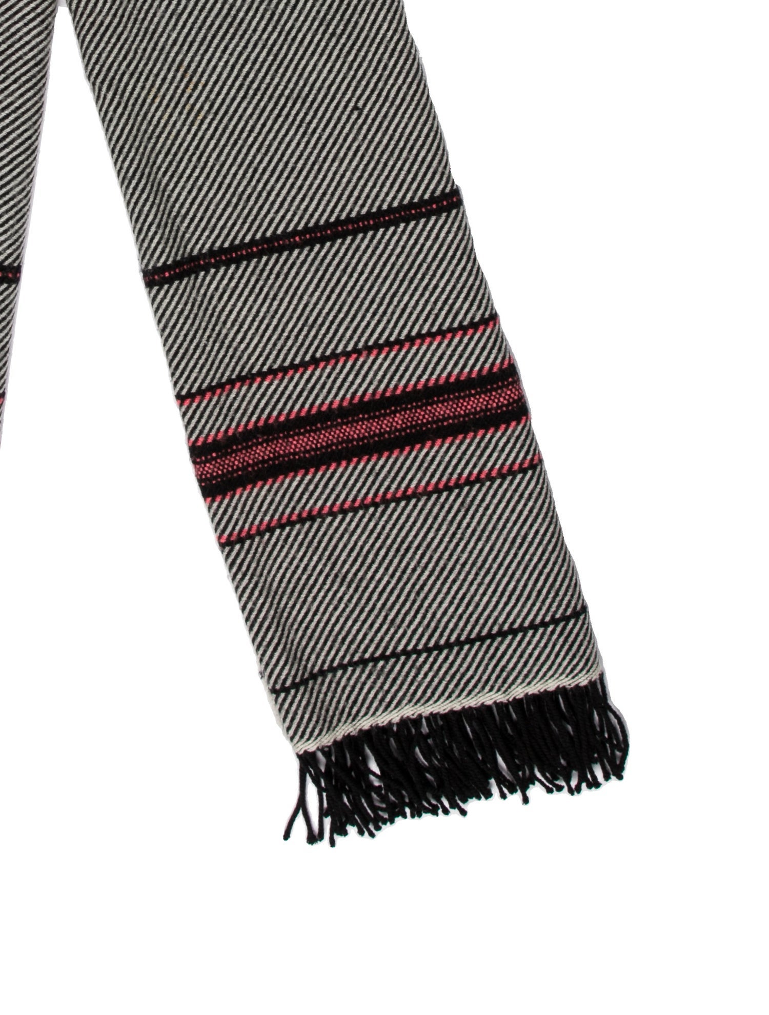 Rag & Bone Merino Wool Striped Scarf