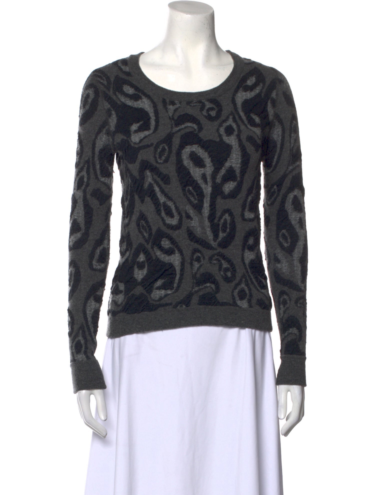 Rag & Bone Wool Animal Print Sweater