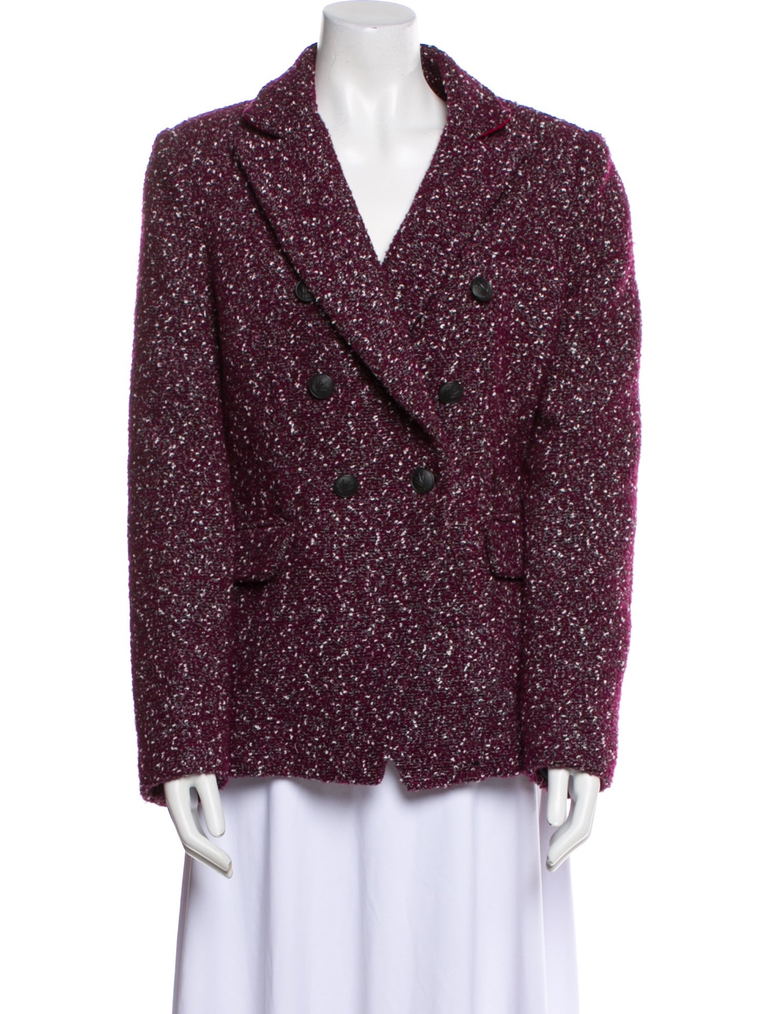 Rag & Bone Wool Tweed Pattern Blazer