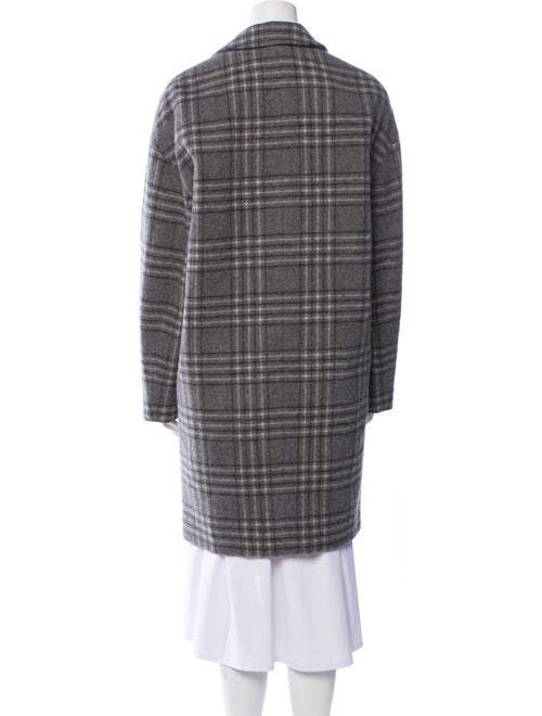 Rag & Bone Wool Plaid Print Coat