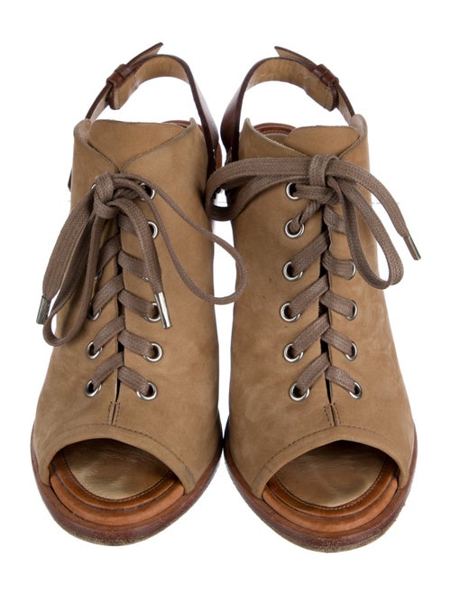 Rag & Bone Nubuck Animal Print Slingback Pumps