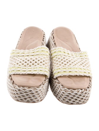 Rag & Bone Leather Crochet Trim Espadrilles