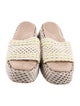Rag & Bone Leather Crochet Trim Espadrilles