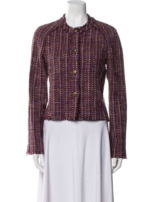 Rag & Bone Plaid Print Evening Jacket