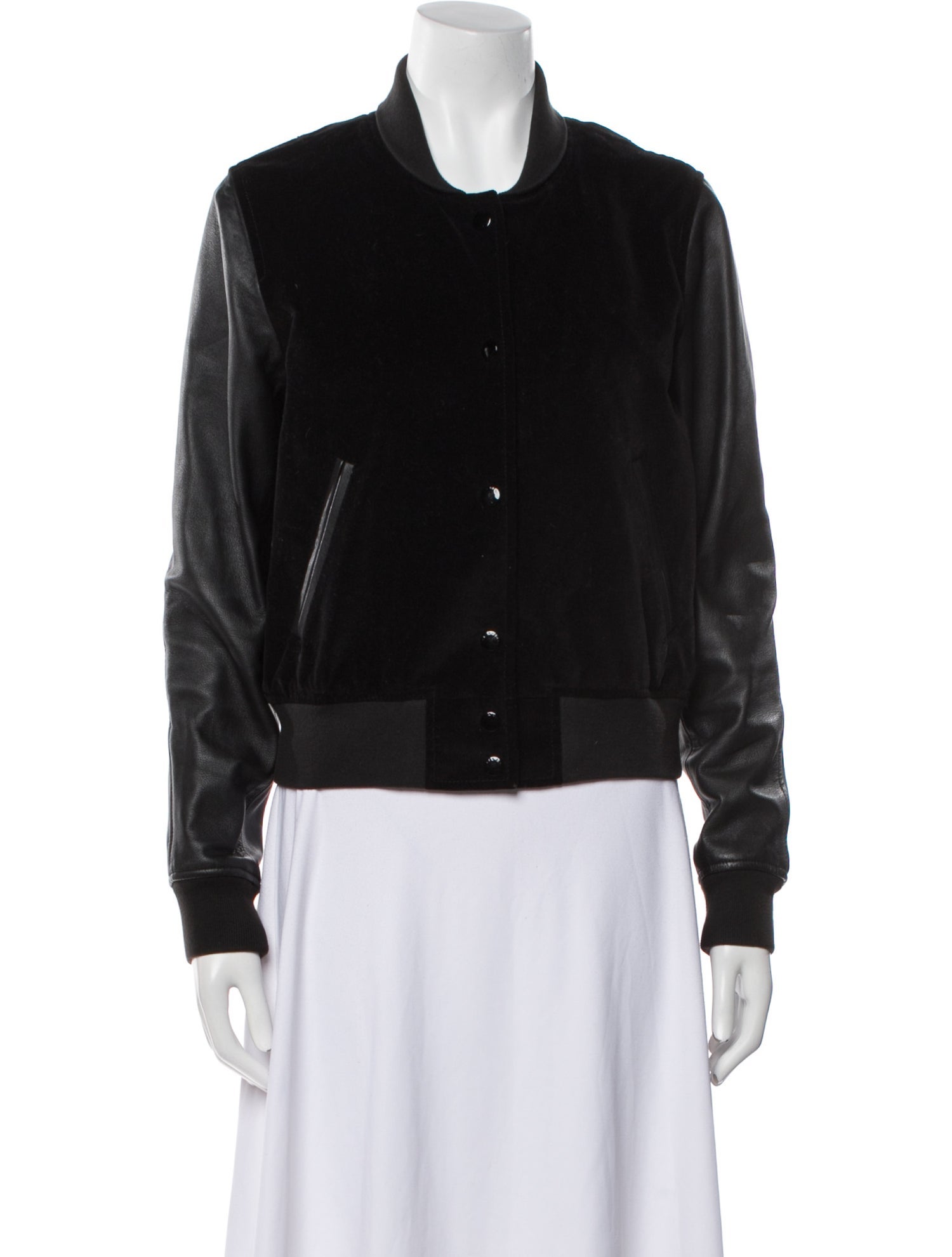 Rag & Bone Leather Bomber Jacket