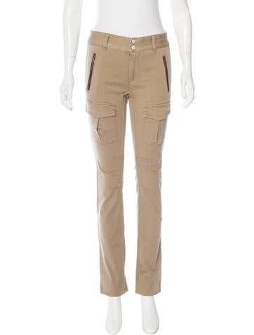 Rag & Bone Mid-Rise Straight-Leg Pants
