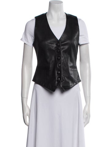 Rag & Bone Jackets Leather Vest US 2 | XS