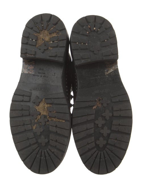 Rag & Bone Leather Studded Accents Combat Boots