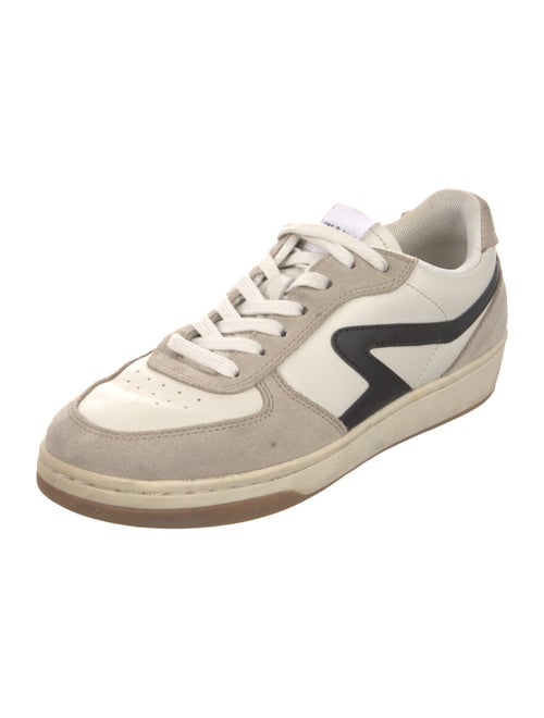 Rag & Bone Leather Colorblock Pattern Sneakers