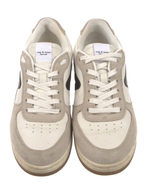 Rag & Bone Leather Colorblock Pattern Sneakers