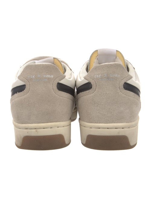 Rag & Bone Leather Colorblock Pattern Sneakers